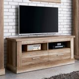 Mueble de Comedor, Mueble Salón, Acabado en Color Cañón, Medidas: 326 cm (Ancho) x 174,7 cm (Alto) x 41,8 cm (Fondo)